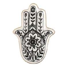 Ceramic Hamsa Hand Jewellery Trinket Tray