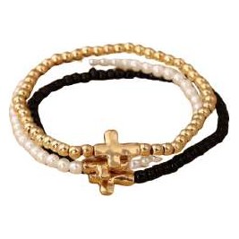 Cross Beaded Bracelet