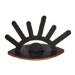 Black Evil Eye Wooden Ornament